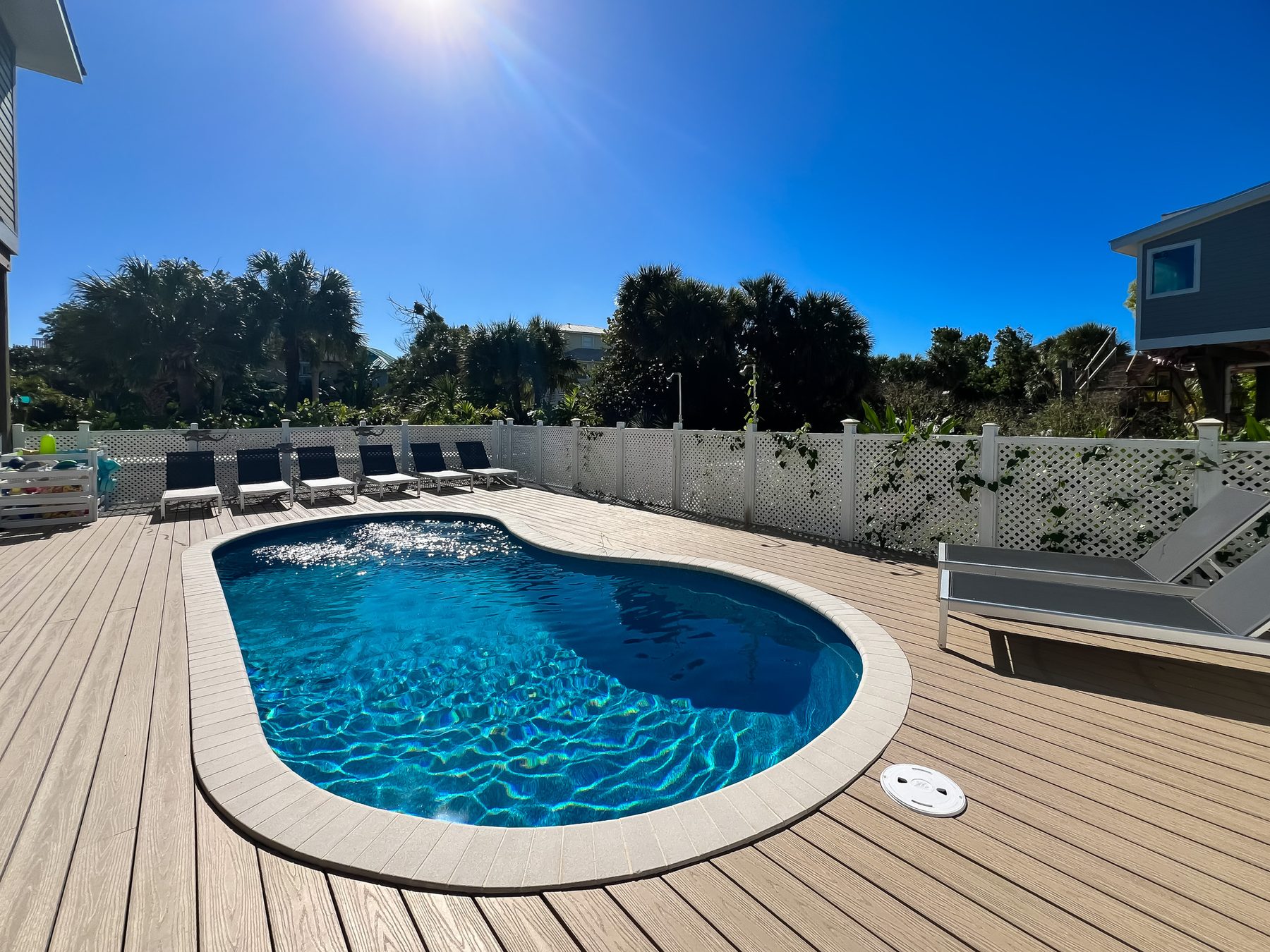 Pool deck